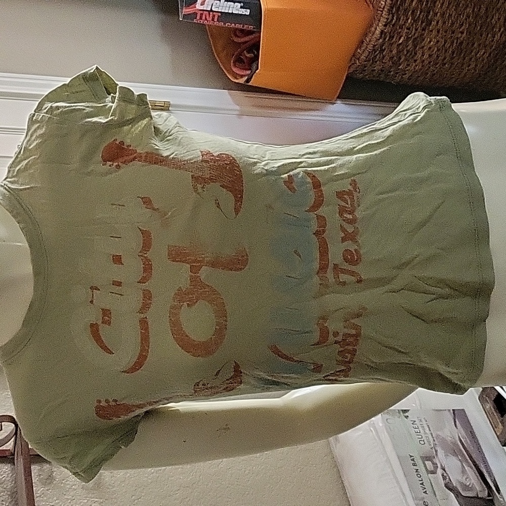Been There brand CITY OF AUSTIN TX MUSIC Guitar print skinny t shirt S